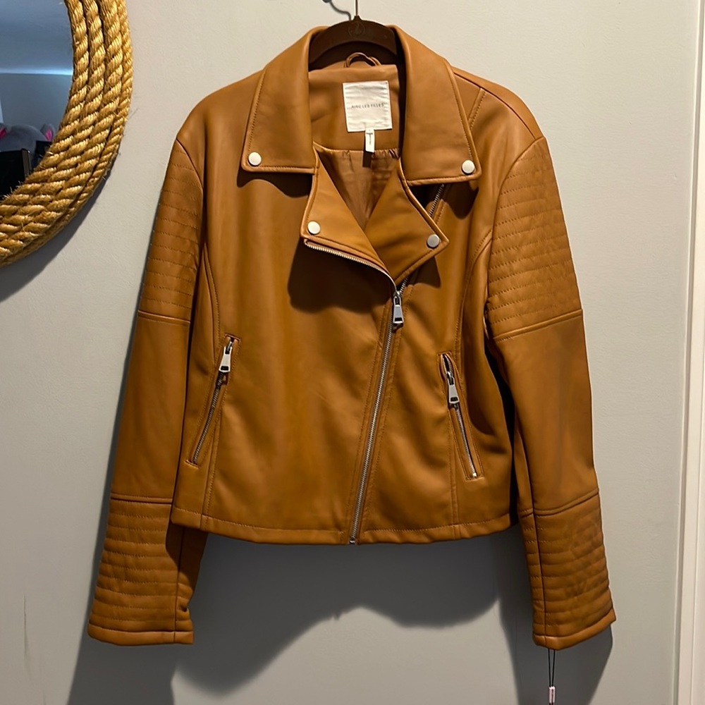 Acec Les Filles Large faux leather jacket